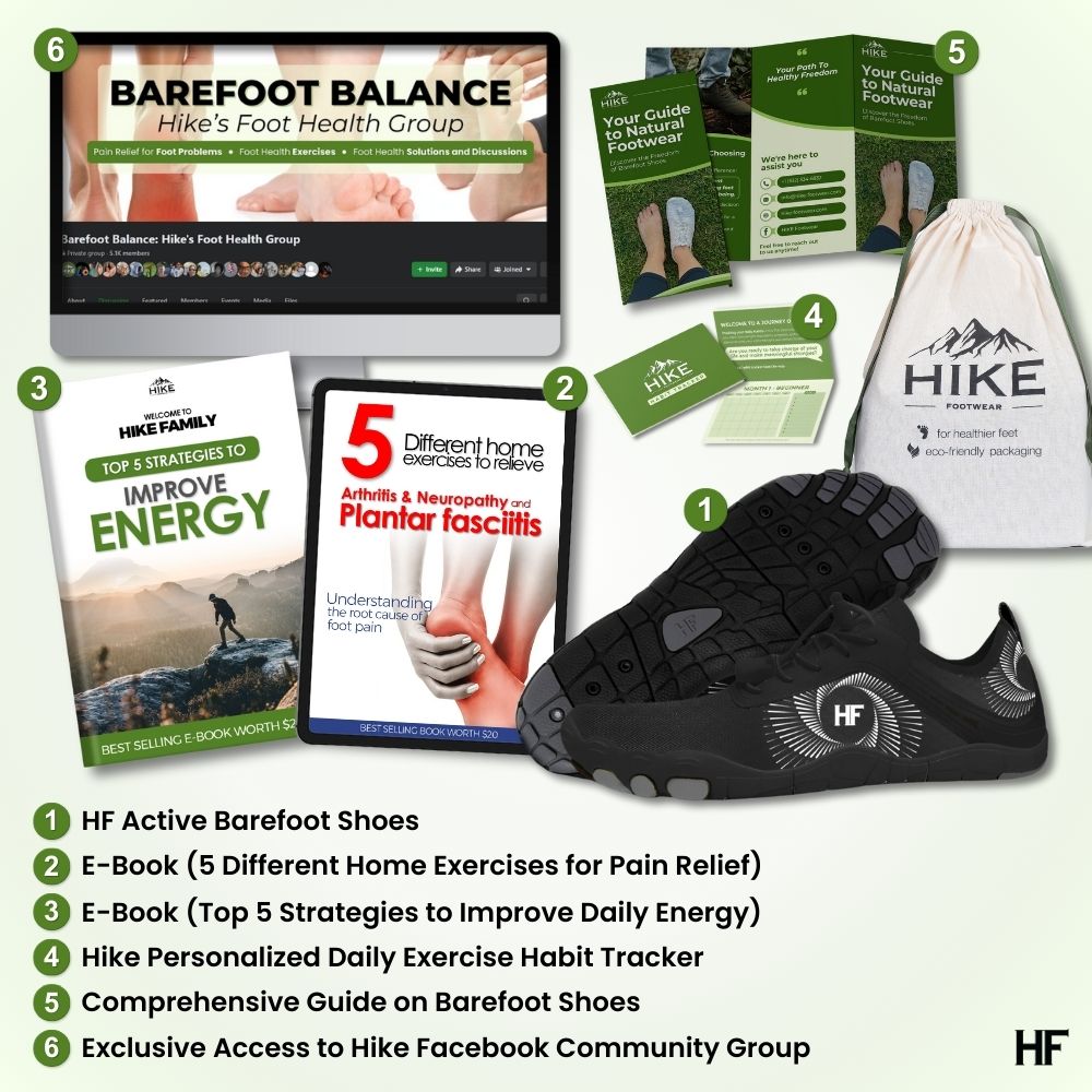 HF Active – Barfußschuhe für einen aktiven Lebensstil & Schmerzlinderung (Unisex)