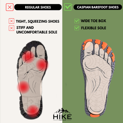 Caspian Adventure – Outdoor- & Rutschfeste Barfußschuhe (Unisex)