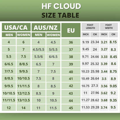 HF Series x Cloud – Ergonomische & Stützende Barfußschuhe (Unisex)