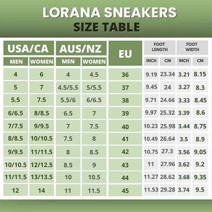 [NEU] Lorana Sneakers – Ergonomische Barfußschuhe für den Alltag (Unisex)