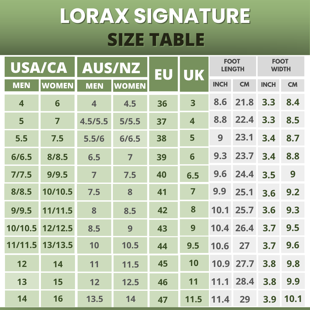 [Limitierte Edition] Lorax Signature – Gesunde & Rutschfeste Barfußschuhe (Unisex)