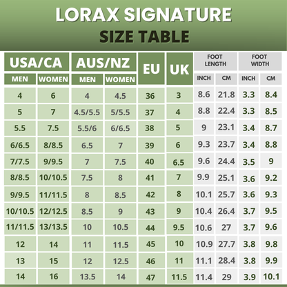 [Limitierte Edition] Lorax Signature – Gesunde & Rutschfeste Barfußschuhe (Unisex)