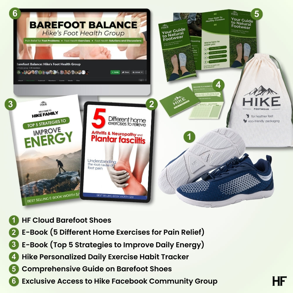 HF Series x Cloud – Ergonomische & Stützende Barfußschuhe (Unisex)