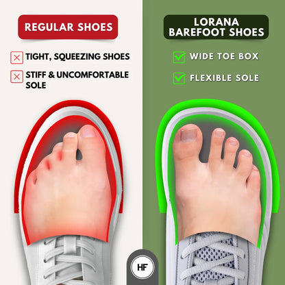 [NEU] Lorana Sneakers – Ergonomische Barfußschuhe für den Alltag (Unisex)